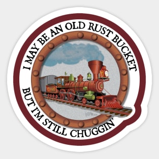 Rusty Train Sticker